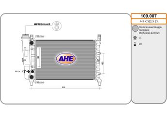 Su Radyatörü  ORİS MFI008034  7556135 7628968 7652127 7739937