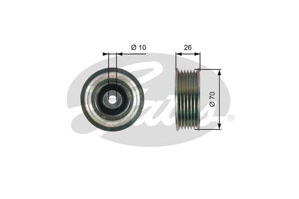 Vantilatör Kayış Gergi Rulmanı  Daihatsu Materia (M4)(2006->2011)  GATES T36750