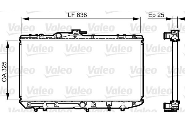 Su Radyatörü  VALEO 731688