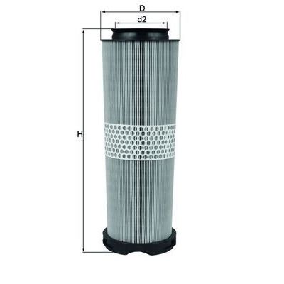 Hava Filtresi  Mercedes C -Serisi Sedan (BM 204)(01.2007->)  MAHLE LX 10201