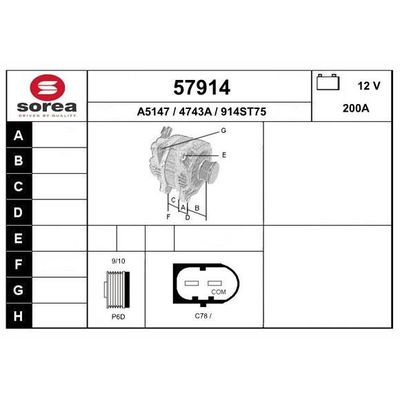 Alternatör  VALEO 443354