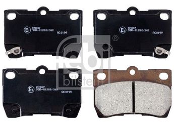 Fren Disk Balata Arka FEBI BILSTEIN 170295  446622190 04466-22190 446653010 04466-53010 44662219079 44665301079