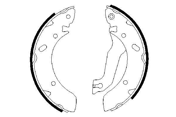 Fren Pabuçlu Balata Arka RECOVER 18098