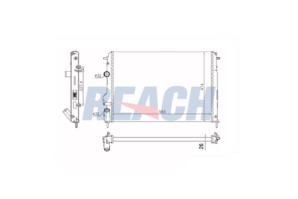 Su Radyatörü  MGA 80489