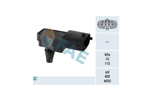 MAP Sensörü  Mitsubishi Colt 3 Kapı (Z30)(2008->)  MAHER 12178