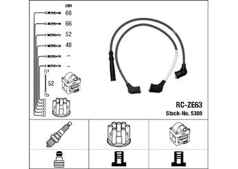 Buji Kablosu  NGK 5388  8BBE18140 8 BBE-18-140