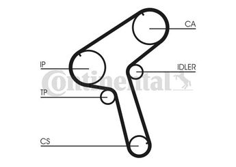 Triger Kayışı  CONTINENTAL CT917  13028 7C000 130287C000 168069C600
