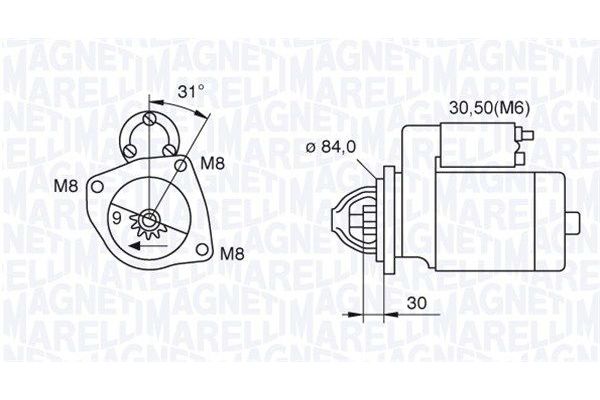 Marş Dinamosu  MAGNETI MARELLI 063521093070