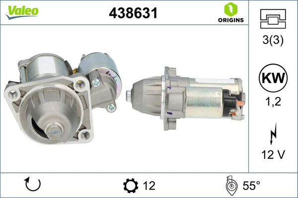 Marş Dinamosu  Ford C-MAX (CEU)(2015->)  VALEO 438631