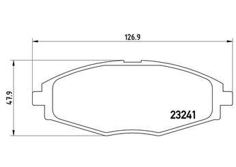 Fren Disk Balata Ön MAGNETI MARELLI 363700415006  41060ZP00A 23905118 23905119 24558836 3501180K01 3501210C01 3501220C01 3501280K01 A1010361100 A1010361101 CV60601501 CV60601502 CV60601600 S111ET3501080 S113501080 S116AD3501080BC 1110040240 01110040240 96288629 96446175 96446176 96596770 96273708 96281945 96316582 S4510004 4546006