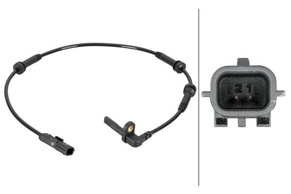 Abs Sensörü Ön Sağ veya Sol HELLA 6PU 012 806-861