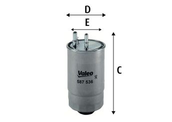 Yakıt Filtresi  VALEO 587536  818011 6001073285 60693681 71773197 77363657 1606384980 1729042 1729 042 BS519155A BS51-9155-A BS519155AA BS51-9155-AA 818020 95513399 95514995 1901A3 1901-A3