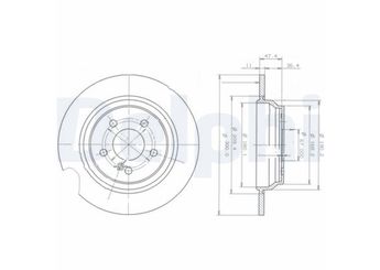 Fren Disk Ayna Arka Sağ ve Sol DELPHI BG3725  A2204230112 2204230112 220 423 0112 220423011264 220 423 011264 A220 423 0112 A220423011264 A220 423 011264