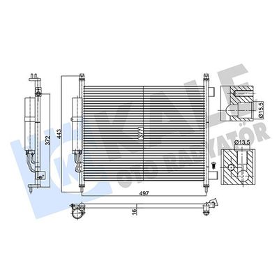 Klima Radyatörü  KALE 382535