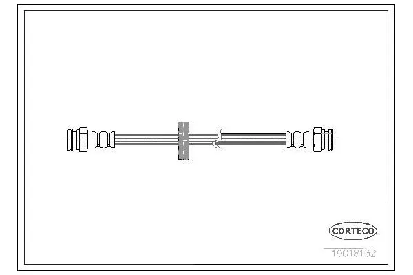 Fren Hortumu Arka Sağ veya Sol Fiat Brava (182)(1995->)  SVAC 90-0170