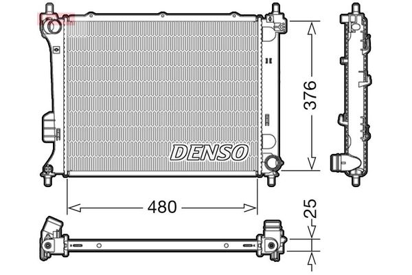 Su Radyatörü  DENSO DRM41011