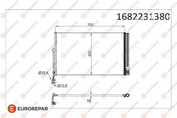 Klima Radyatörü  EUROREPAR 1682231380