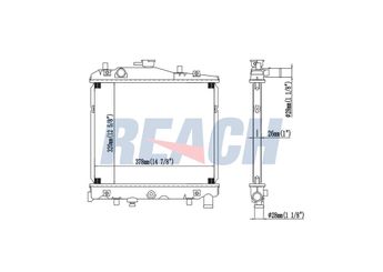 Su Radyatörü  MGA 80408  B39815201 KK12015200B KK139 KK150 B10215200 B102-15-200 B11315200 B113-15-200 KK13915200A KK139-15-200 A KK15015200 KK150-15-200 KK15015200A KK150-15-200 A