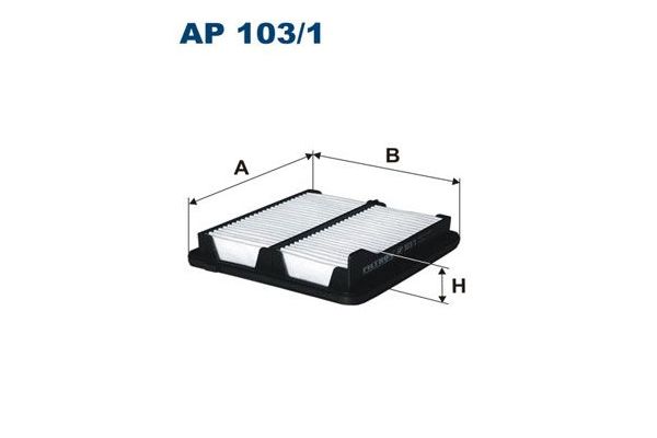 Hava Filtresi  Honda Civic Hybrid Sedan (FD3)(03.2006->)  FILTRON AP 103/1
