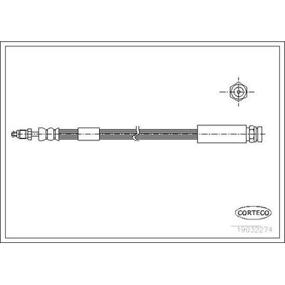 Fren Hortumu Arka Sağ veya Sol OSSCA BRSFH31001
