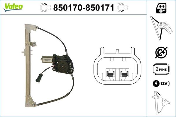 Cam Krikosu Ön Sol VALEO 850170