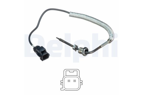 Egzoz Sıcaklık Sensörü  Volvo C70 Cabriolet (12.2005->)  DELPHI TS30108