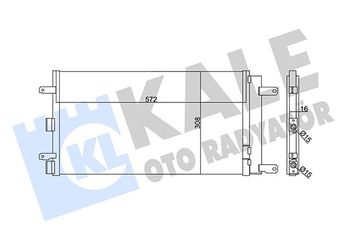 Klima Radyatörü  KALE 345355  51758873 51801843
