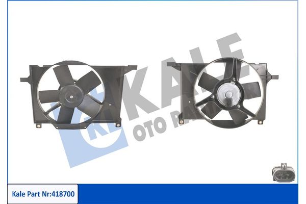 Radyatör Fan ve Motoru  KALE 418700