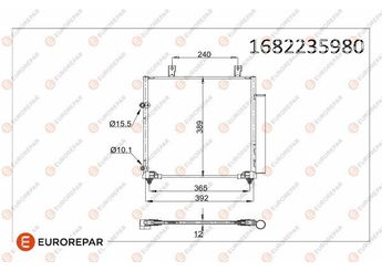 Klima Radyatörü  EUROREPAR 1682235980  1682235980 7812A339