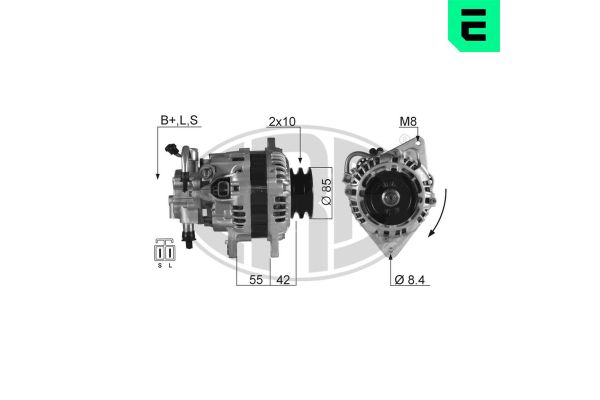 Alternatör  Hyundai H-1 (->2008)  ERA 210371A