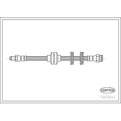 Fren Hortumu Ön Sağ veya Sol Fiat Palio (178) Weekend (1997->)  FROW 187.1112.003
