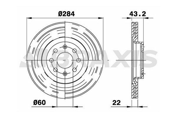 Fren Disk Ayna Ön Sağ ve Sol Opel Adam (2012->)  BRAXIS AE0079