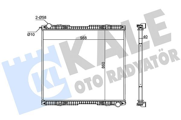 Su Radyatörü  KALE 349425
