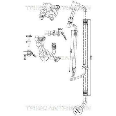 Klima Hortumu  Opel Zafira C Tourer (09.2011->)  OPTIMUM 13351588