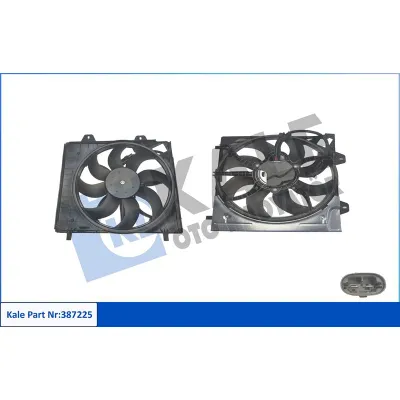 Radyatör Fan ve Motoru  Opel Corsa F / Corsa-e F (2019->)  DENSO DER21027