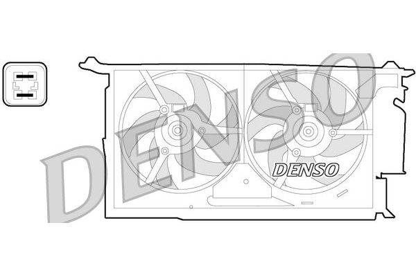 Radyatör Fan ve Motoru  PSA ORJINAL 1253J0