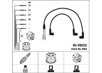 Buji Kablosu  NGK 0964  32905483G 032 905 483 G N10430003 N 104 300 03 N 104 300.03
