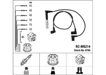 Buji Kablosu  NGK 0749  0986356314 ZEF597