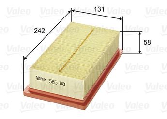 Hava Filtresi  VALEO 585118  60809355 71736122 71754228 1444N8 7604091 5023137
