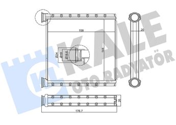 Kalorifer Radyatörü  KALE 370705  52160465
