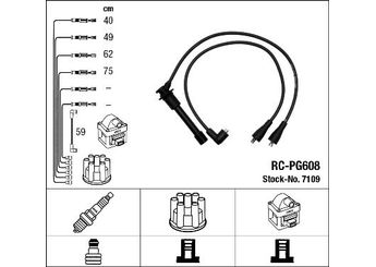 Buji Kablosu  PSA ORJINAL 5967L4  5967L4 5967.L4