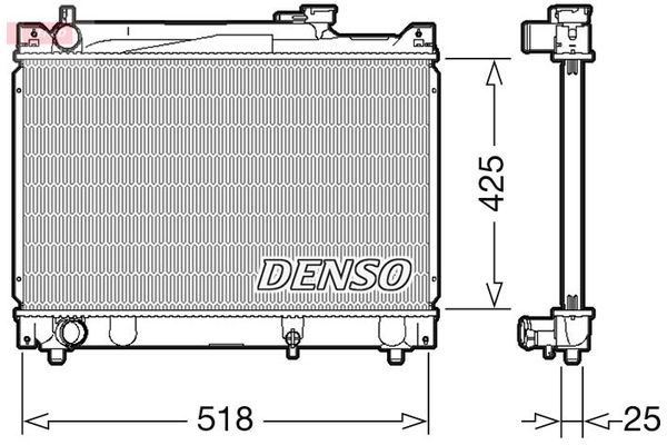 Su Radyatörü  DENSO DRM47030
