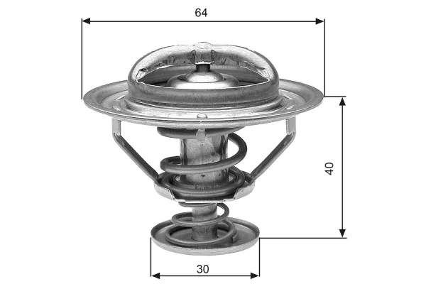 Termostat  Toyota Land Cruiser 200 (J20)(2008->)  GATES TH31182G1