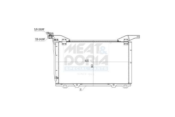 Klima Radyatörü  BEHR AC 208 000P