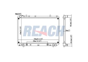 Su Radyatörü  RADISEN RR 61668  2131005110 2131005112 21310-05110 21310-05112