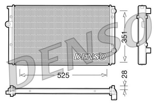 Su Radyatörü  DENSO DRM32028