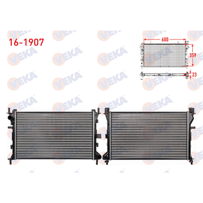 Su Radyatörü  VEKA 16-1907