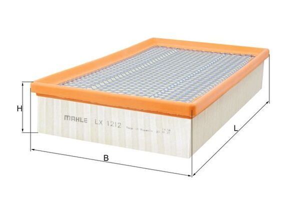 Hava Filtresi  BMW 7 Serisi (E65/E66)(2001->)  MAHLE LX 1212