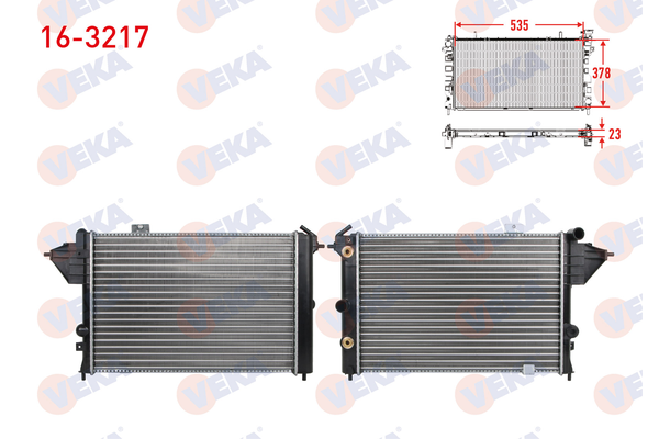 Su Radyatörü  VEKA 16-3217