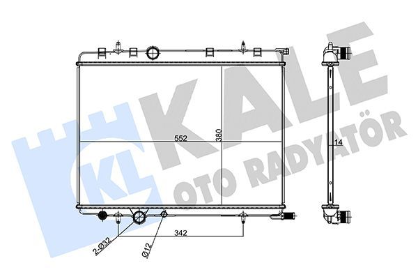 Su Radyatörü  KALE 0403051AB